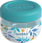 QUOKKA Contenitore Alimenti in plastica da 500 ml con coperchio silicone