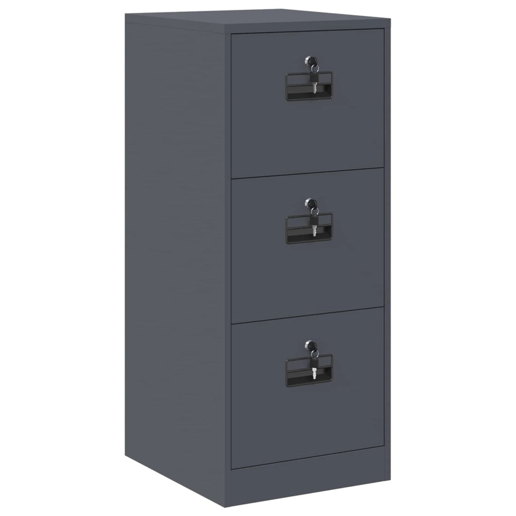 Armadio per File con cassetto Antracite 44 x 50 x 106.5 cm CFW1256264
