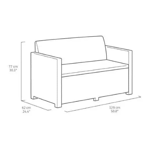 Salotto alabama graphite cus.grigi