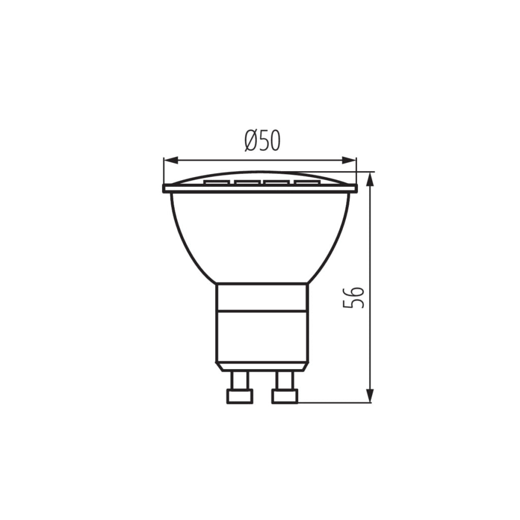 Kanlux Lampadina LED TOMIv2 GU10 2,9W 240lm 4000K