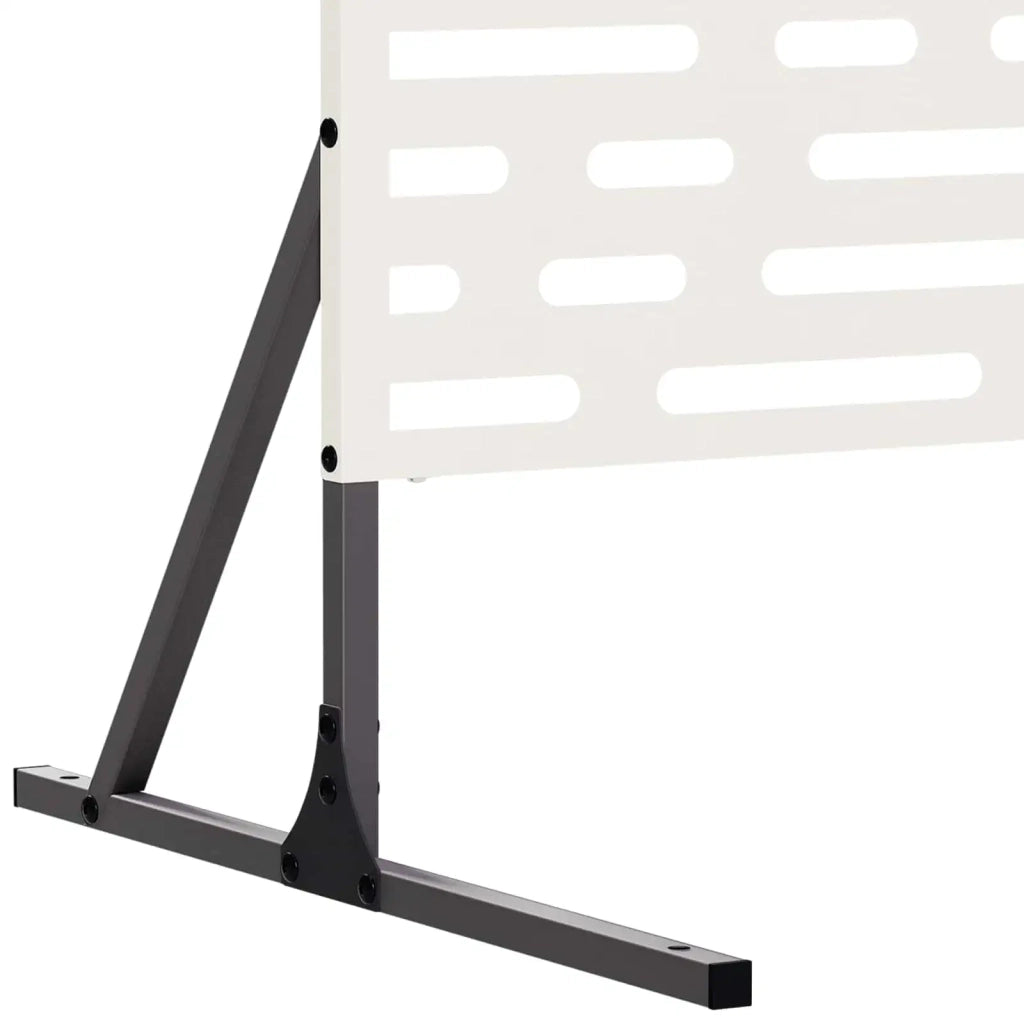 Schermo per Privacy 100 x 50 x 180 cm Acciaio Bianco 8013420