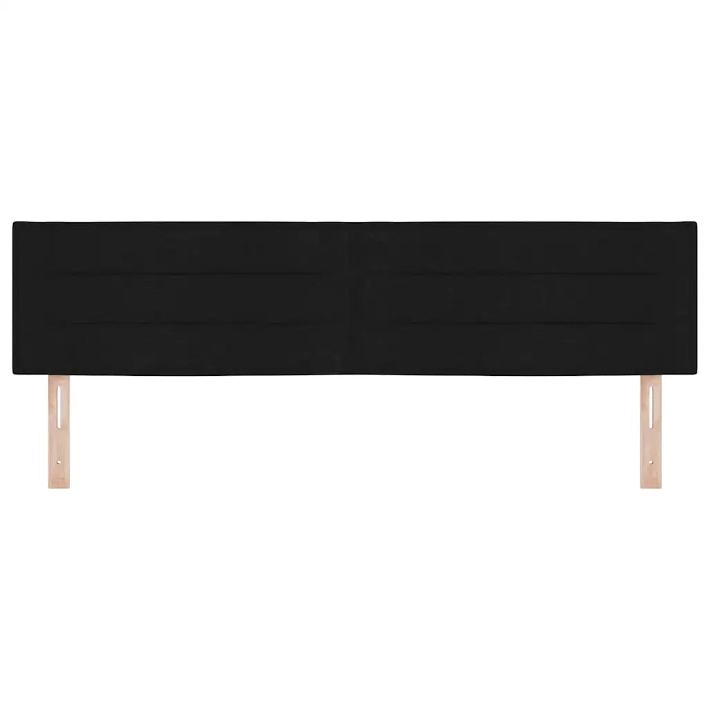 Testiera | Testata Nero 180 cm Tessuto