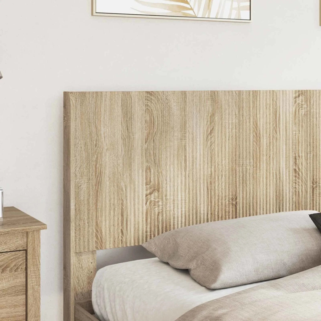 Struttura del letto con stoccaggio e testata Rovere Sonoma 3414003