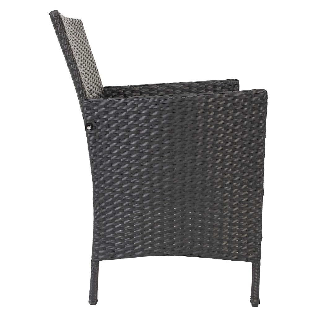 Set tavolo nero e 8 sedie