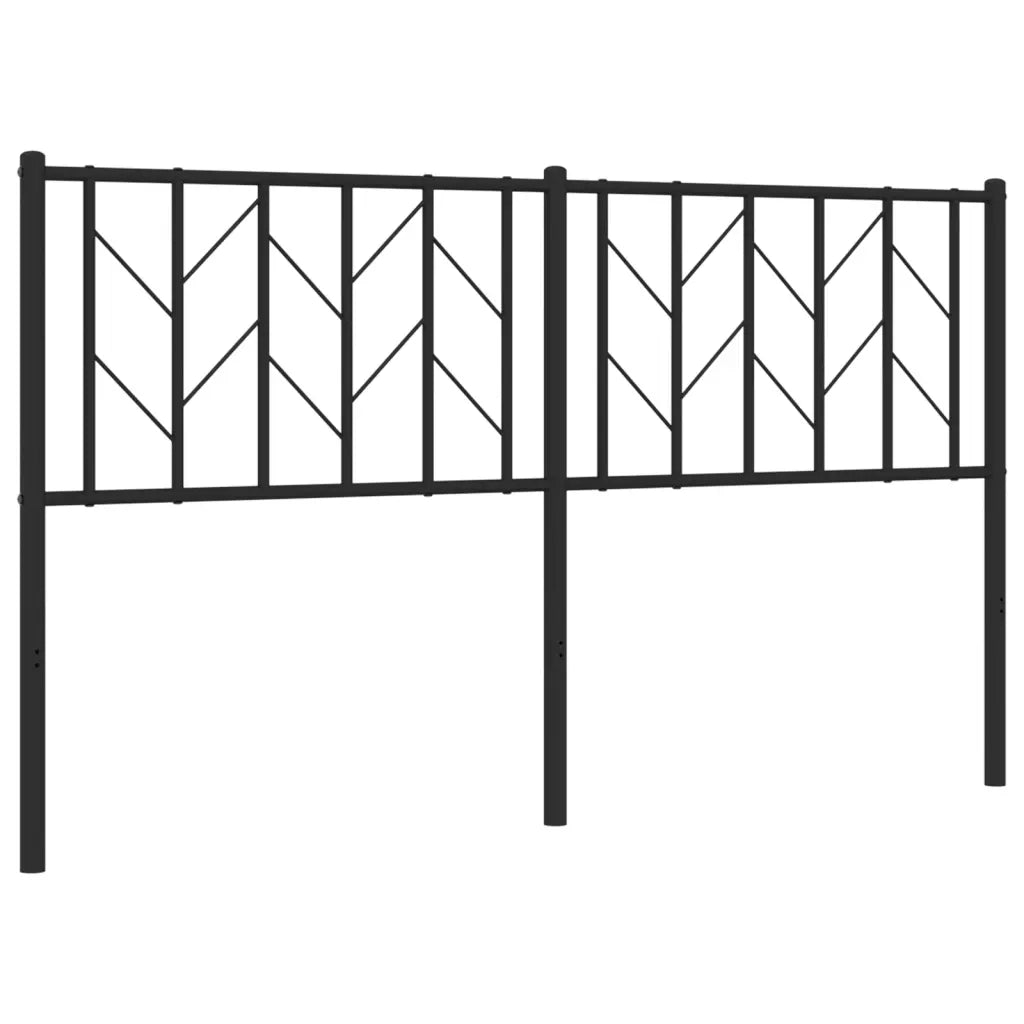 Testiera di Ricambio in Metallo Nero 150 cm 374471