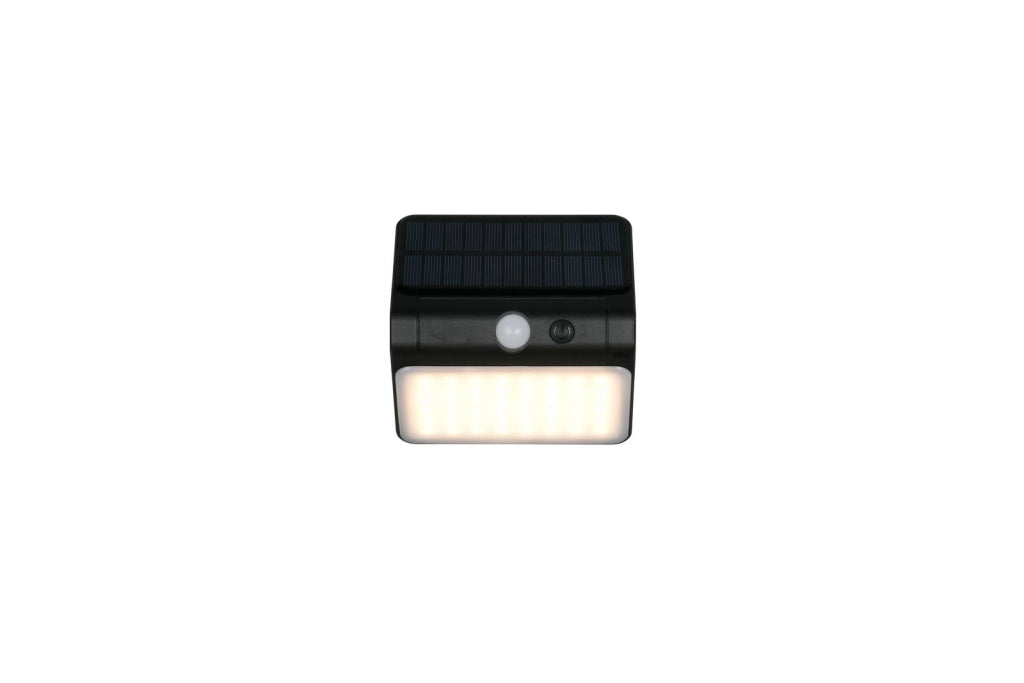 Applique da esterno nera solare PIR LED 3W IP44 OLINDA RL
