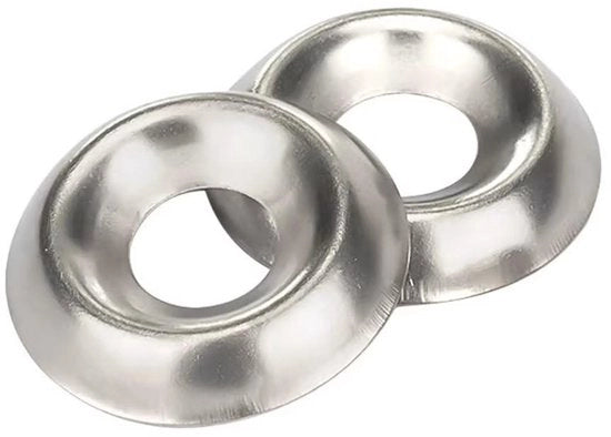 Anelli di chiusura 50 pezzi - Testa sottacqua - Acciaio inox 304 - Corrosione resistente - Robusto - Duraturo - Anelli di fissaggio