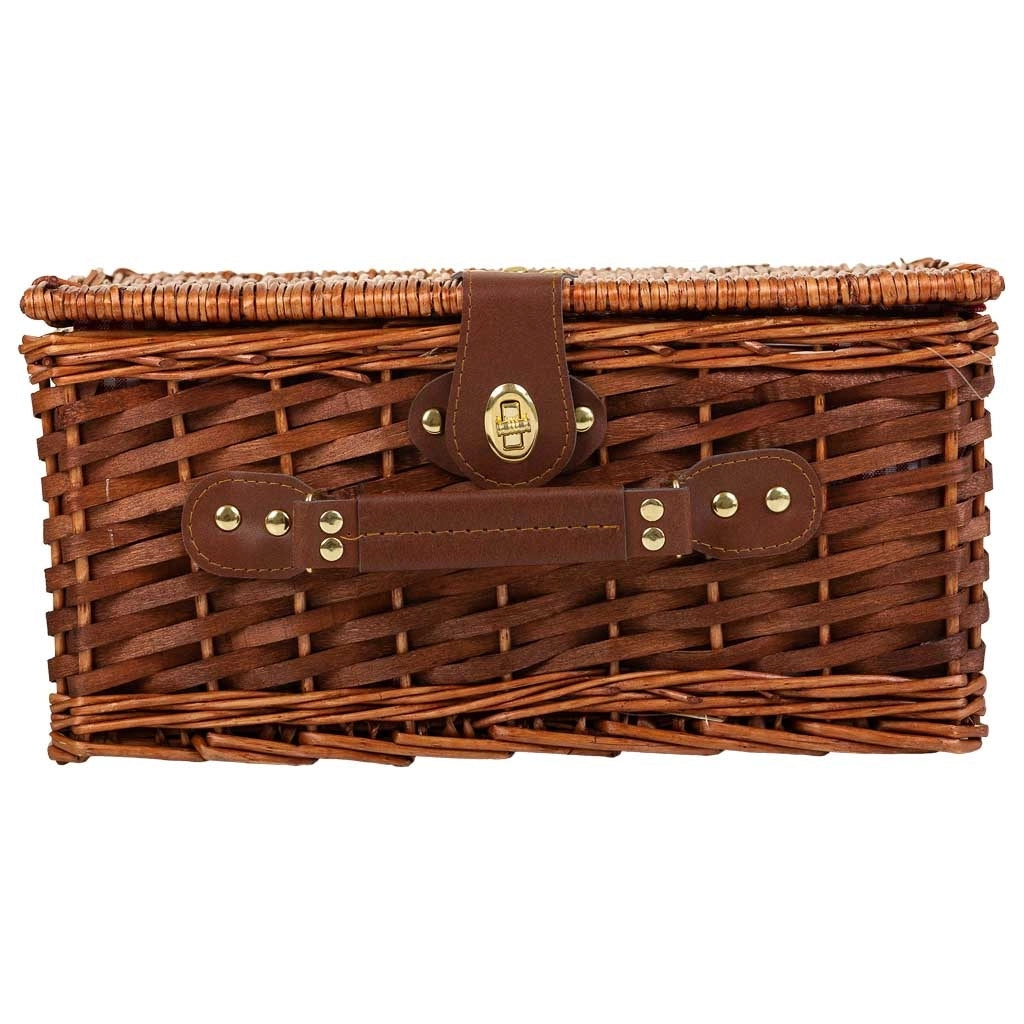 Cesto pic-nic marrone 38x26x19h