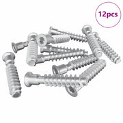 Vite a testa cilindrica 12 pz Argento M7 x 40 mm Acciaio CFW2644658
