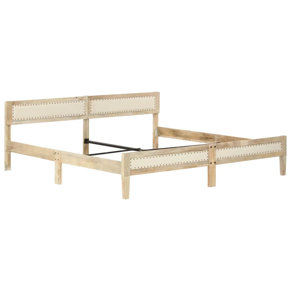 Giroletto-Struttura Letto in Legno Massello di Mango 200 cm 456589