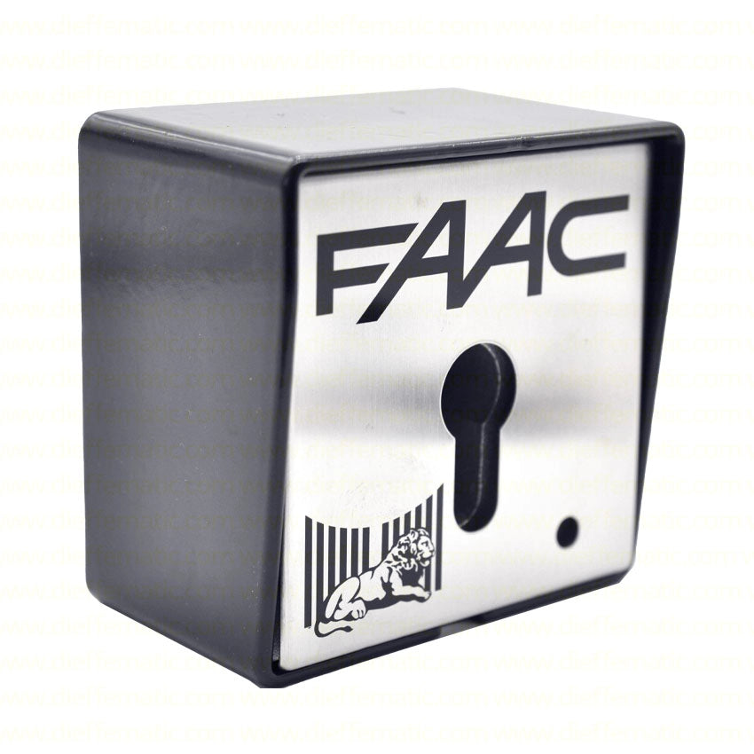 PULSANTE A CHIAVE DA PARETE T21 EF FAAC 401016 SISTEMA COMANDO