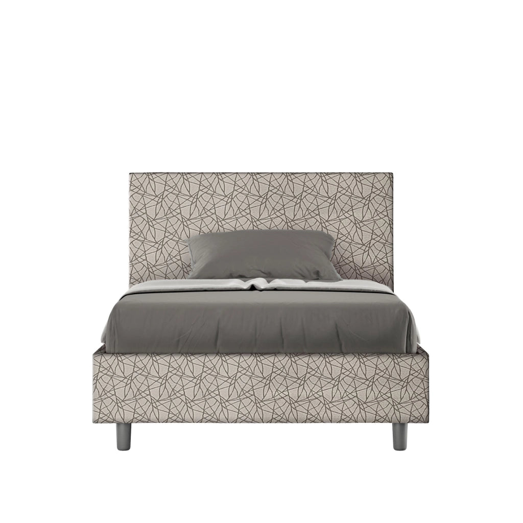 Letto 1 Piazza e Mezzo 120x190 cm con Rete Adele Era 02 Grigio