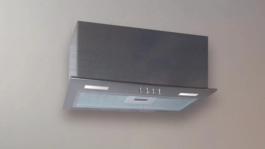 CAPPA VERTIGO cm 40 - Inox, Zincato - 270 m3/h - Filtro Carbone Incluso