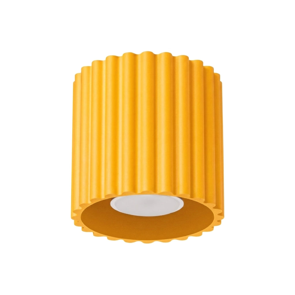 Plafoniera AURA 1 giallo GU10