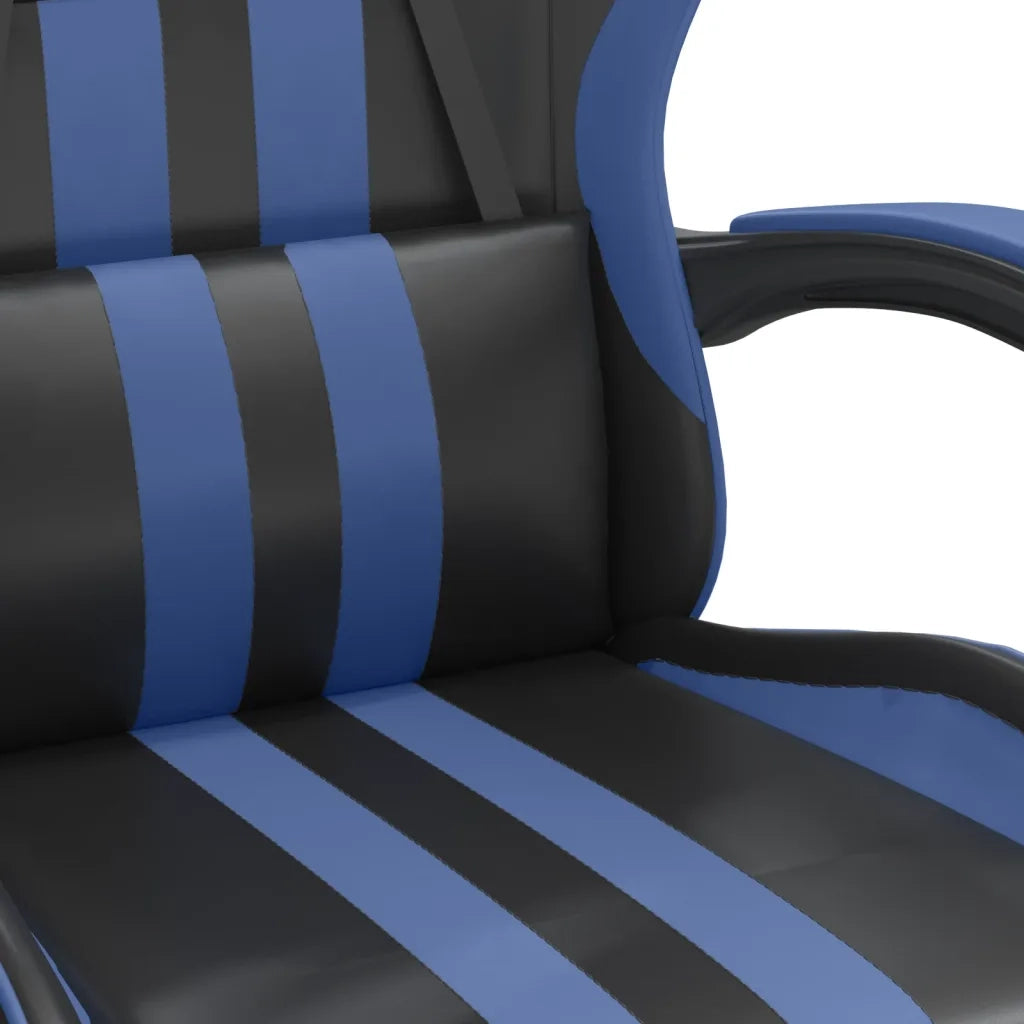 Sedia da Gaming Nera e Blu in Similpelle 3143818