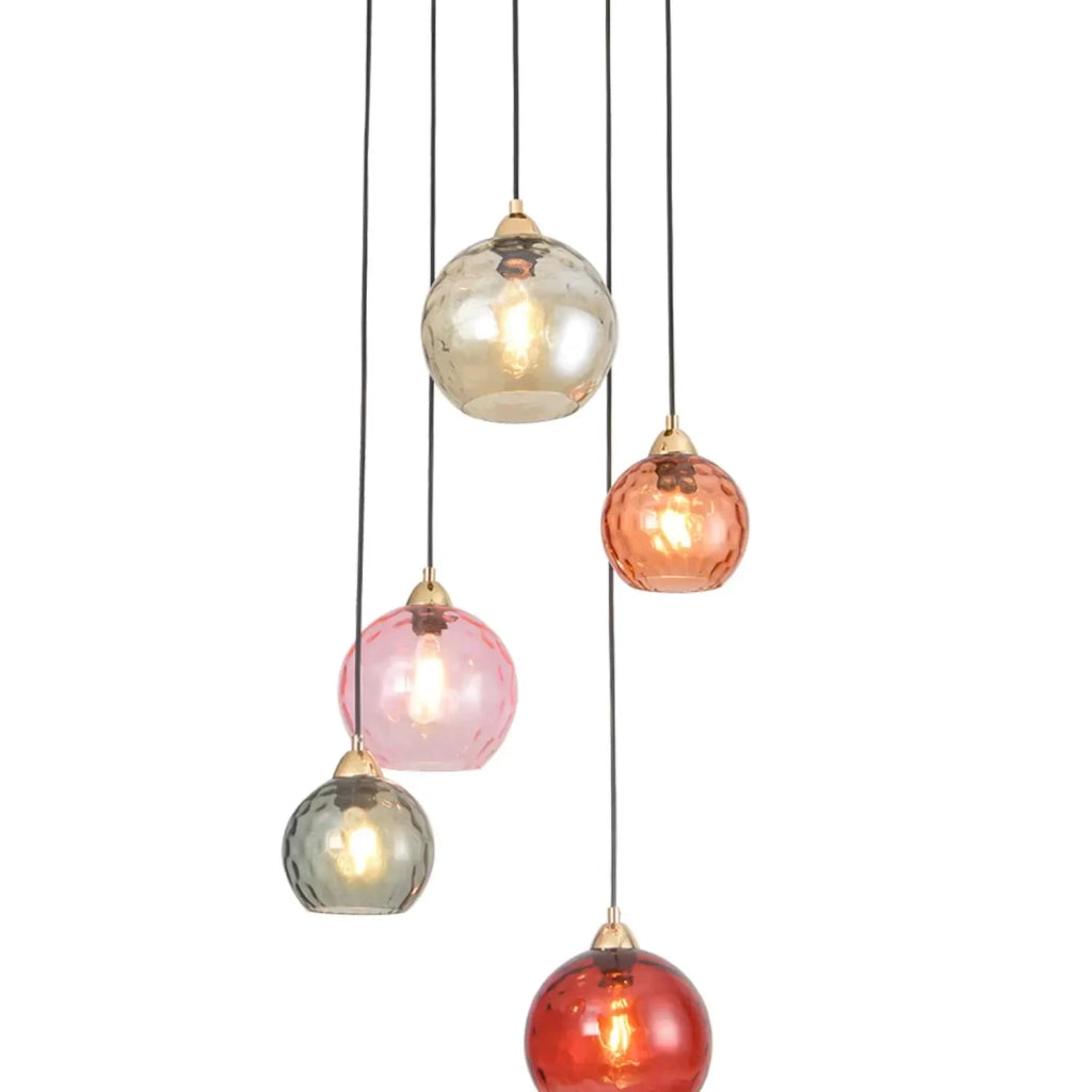 LÚZETE - LAMPADA A SOFFITTO 5 LUCI NERIUM