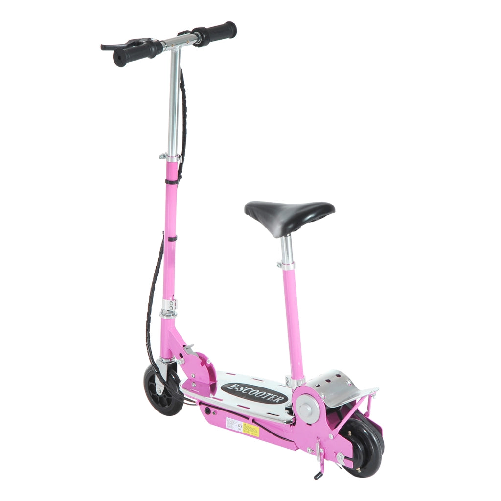 Monopattino Elettrico Pieghevole per Bambini 7-12 Anni ¨C Xylo ¨C 120W Rosa Manubrio Regolabile