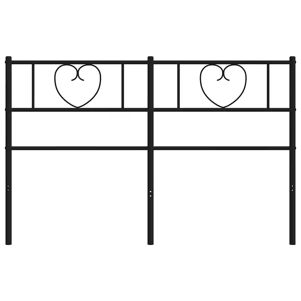 Testiera di Ricambio in Metallo Nero 160 cm 355498