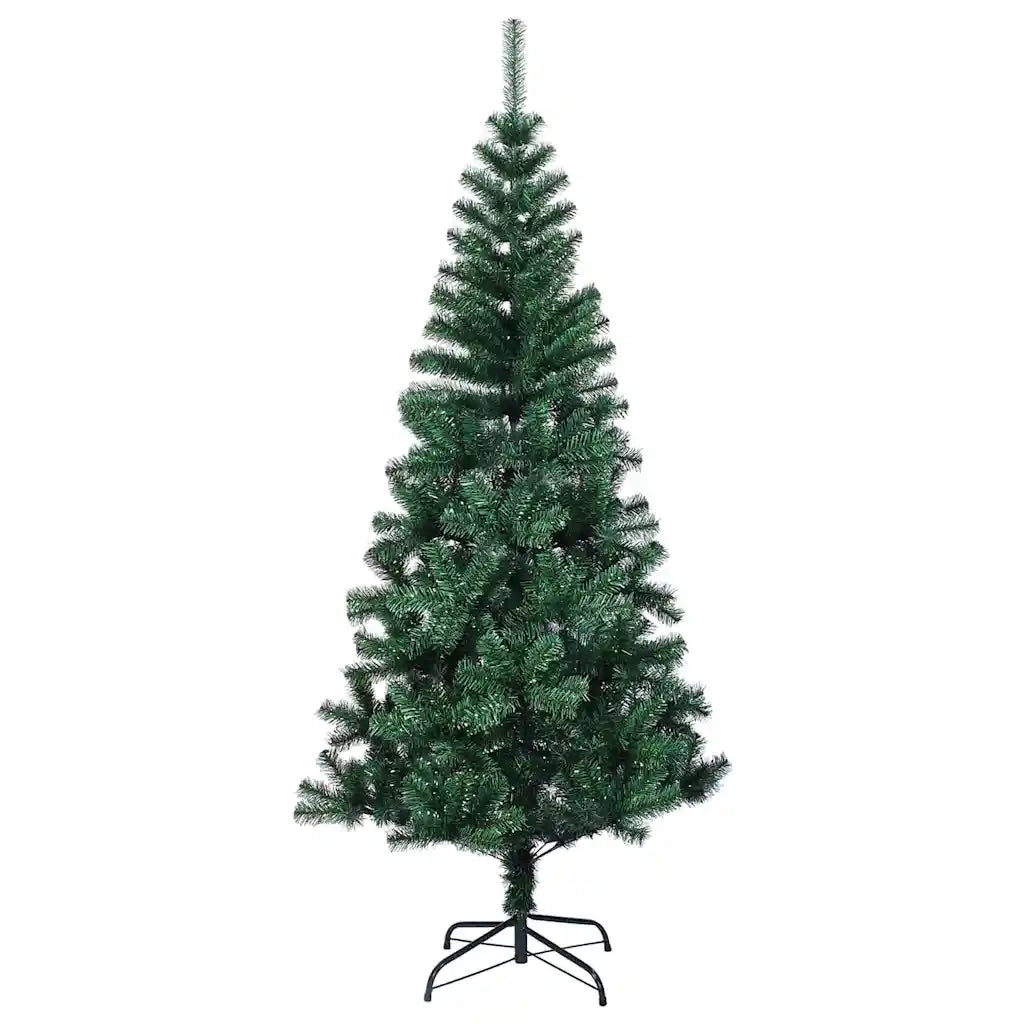 Albero di Natale artificiale con luci integrate Verde 150 cm 3396747