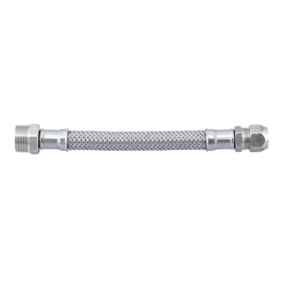 Flessibile in acciaio inox d 1/2" m