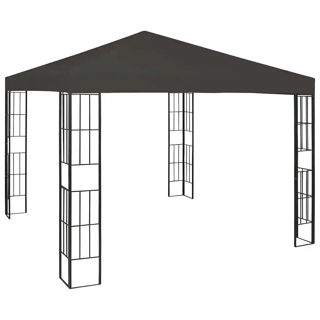 Gazebo 3x3 m Antracite 47984