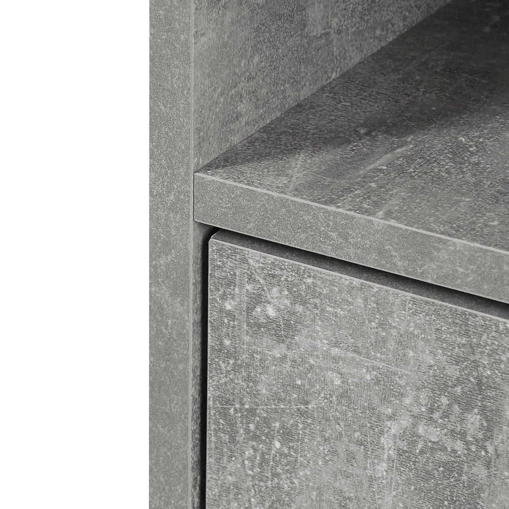 Mobile Ingresso con Specchio e Appendiabiti ¨C Minimal ¨C Grigio
