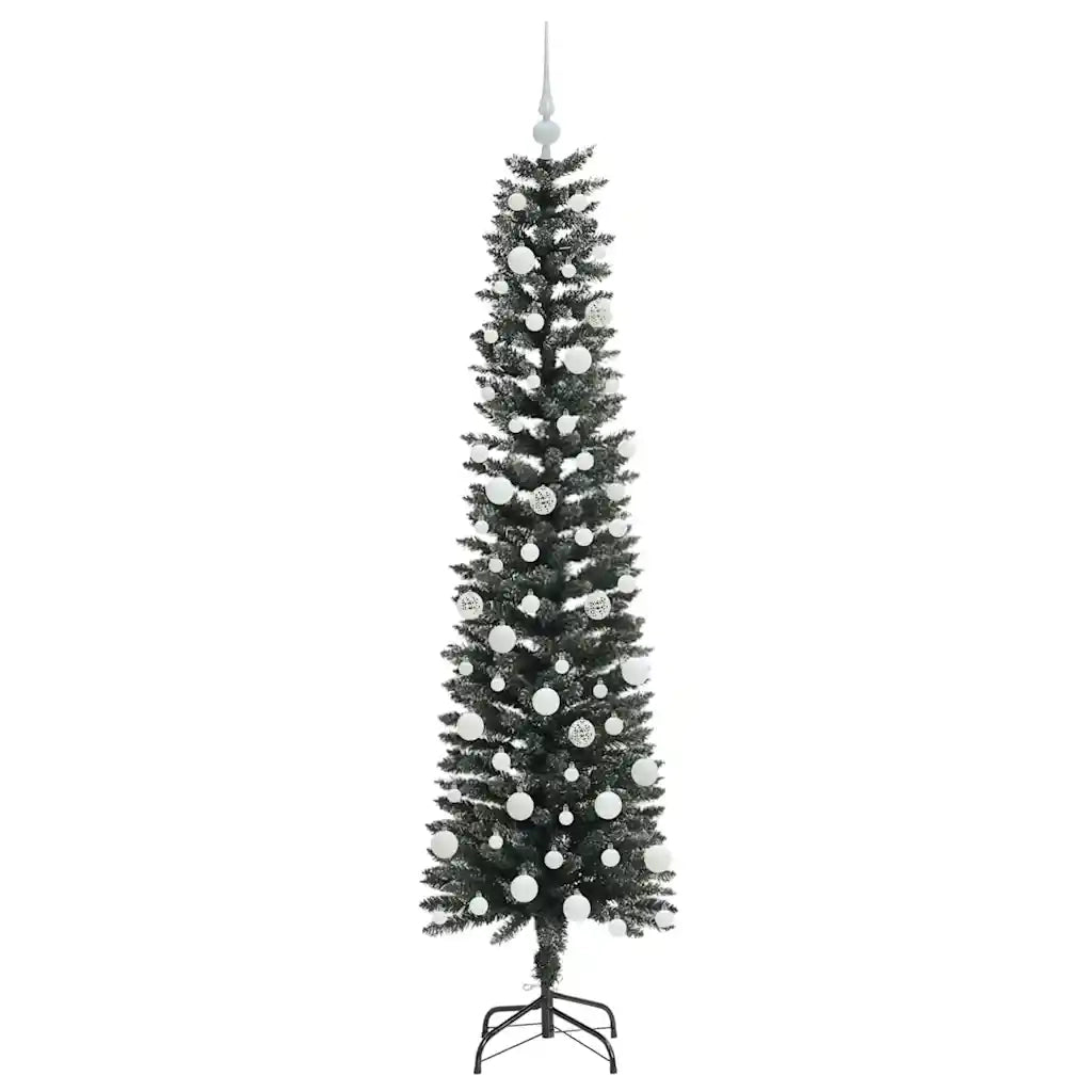 Albero di Natale | Decorazioni natalizie artificiale con 300 LED Verde 180 cm