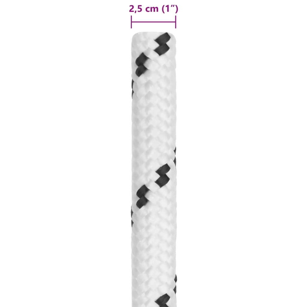 Corda da Barca Bianco 25 m Poliestere 42029710
