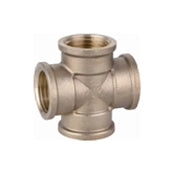 CROCE FILETTATA FFFF IN OTTONE GIALLO IBP- 1/2- IBP- pezzi 1