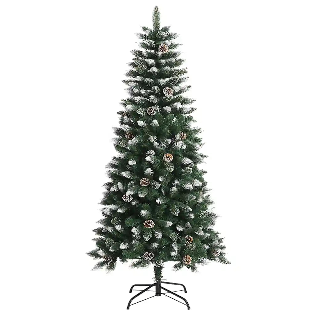 Albero di Natale artificiale con 150 LED Verde 120 cm 3395803