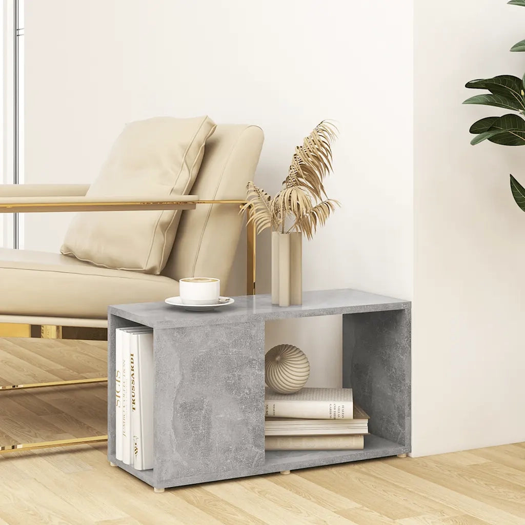 Mobile TV-Credenza TV-Console TV Grigio Cemento 60x24x32 cm in Truciolato