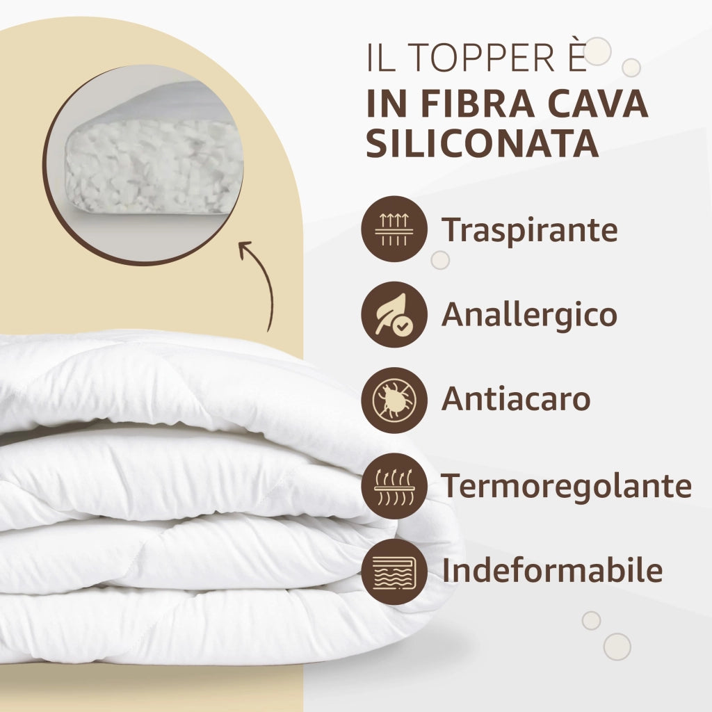 SONIT - Topper Misura: PIAZZA E MEZZA