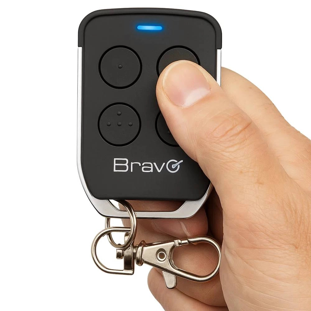 Telecomando bravo sashimi 433 mhz 4 tasti autoapprendente con led