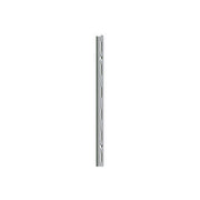 Cremagliera binario singolo - 100 cm. - grigio alluminio