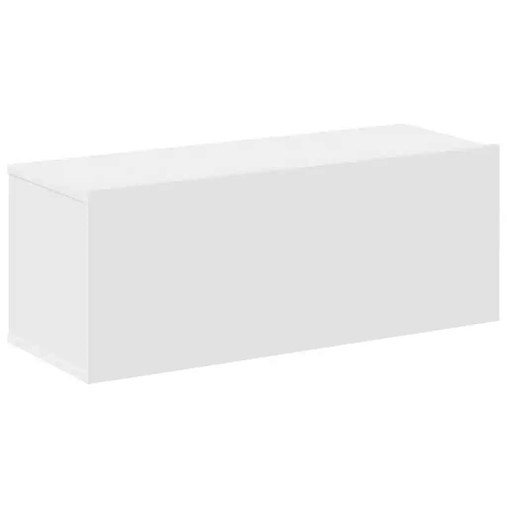 Set di Mobili Porta TV 4 pz-Credenza per TV Bianco in Legno Multistrato 395751