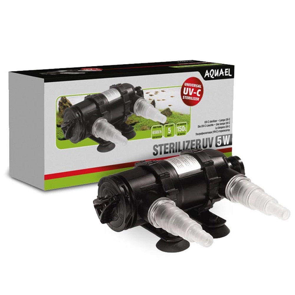 Aquael Sterilizer UV AS - Sterilizzatore per Acquari Wattaggio Riscaldatori e lampade terrario: 5W