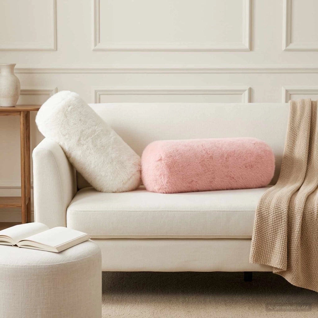 Federa 2 pz HEERLEN Rosa Ø 15 x 40 cm 923449