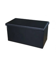 Set di 4 CASSAPANCHE PIEGHEVOLE NERO