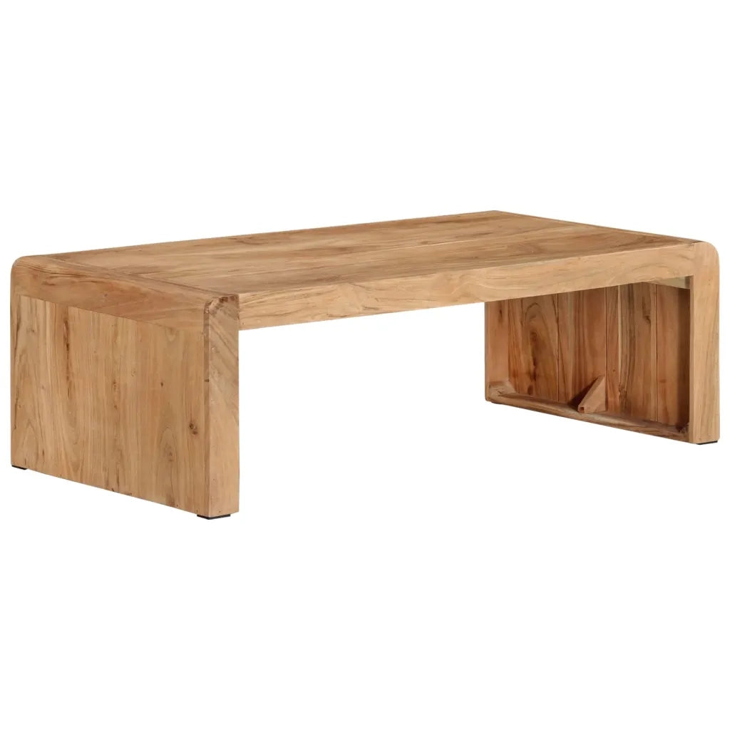 Tavolino da Salotto 110x55x35 cm in Legno Massello di Acacia 351649