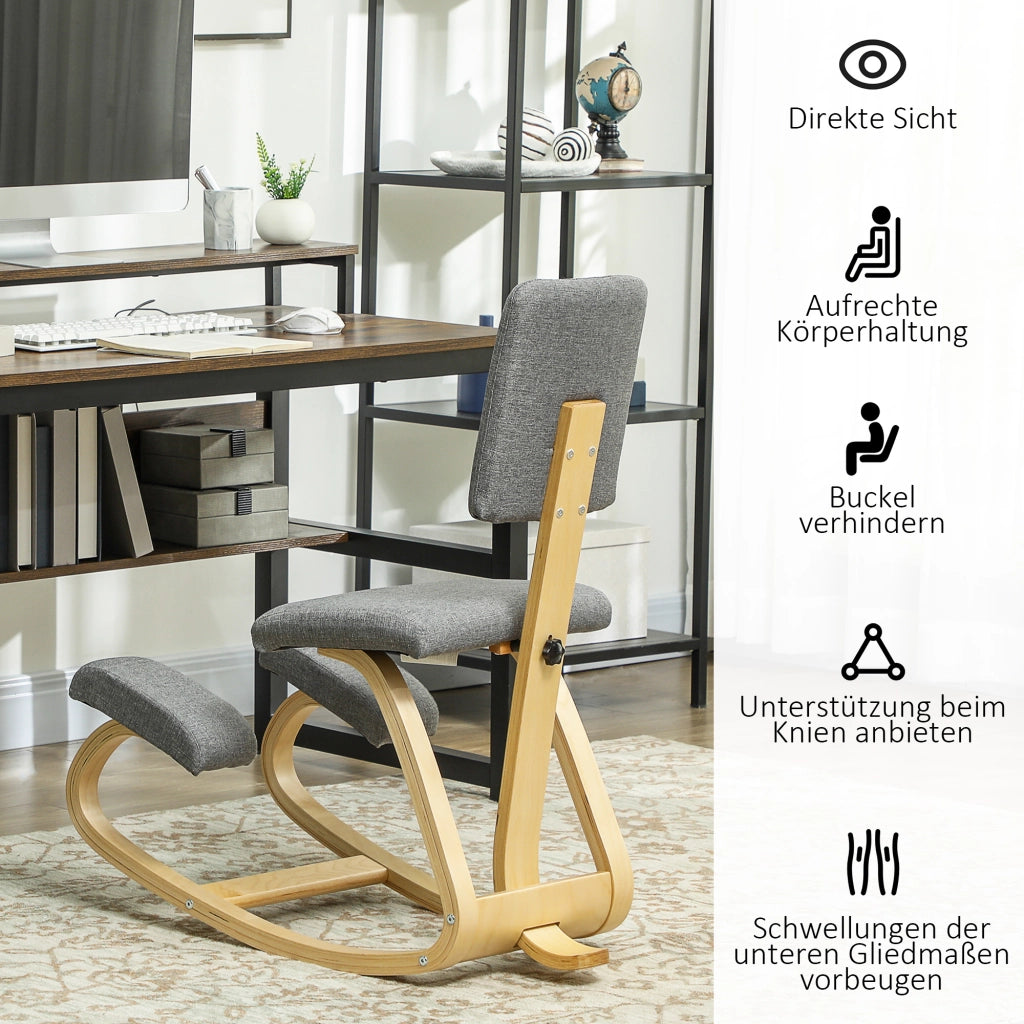 Sedia da ginocchio ergonomica ¨C Minimal ¨C grigio
