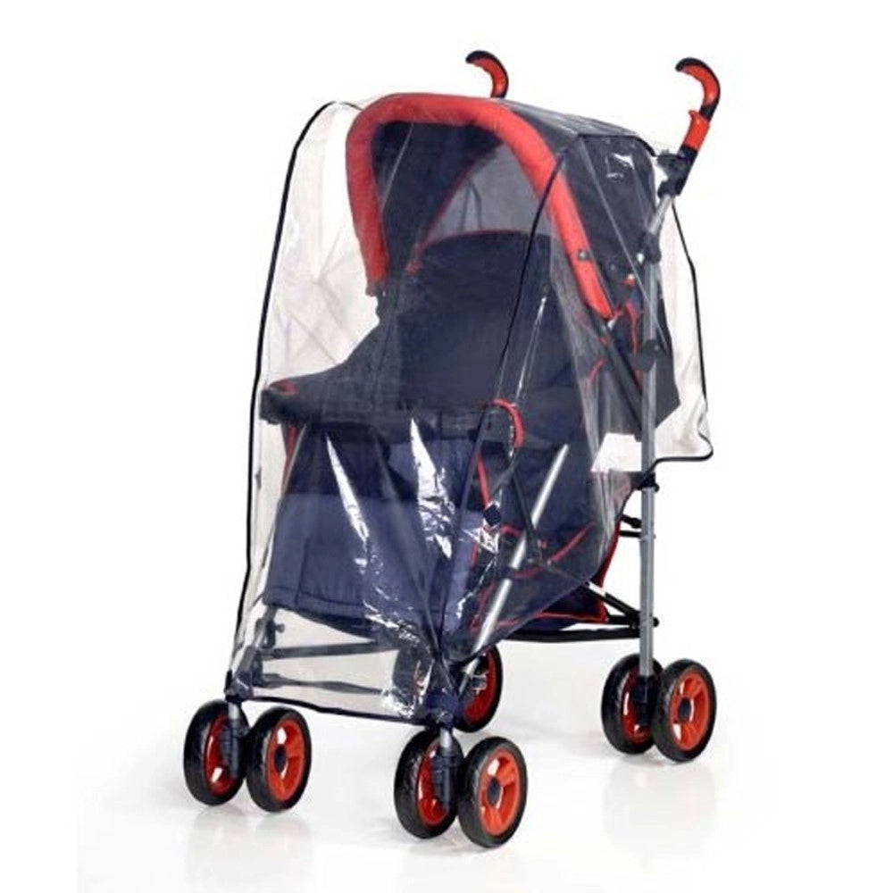 Trade Shop - Copri Passeggino Parapioggia Per Pioggia Universale Pvc Trasparente Resistente -