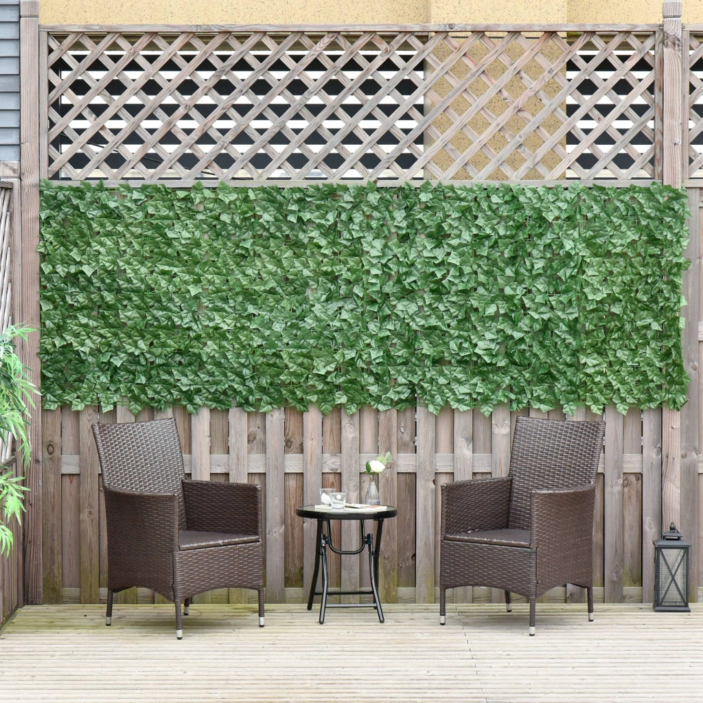 Siepe Artificiale Edera per Giardino ¨C Xylo ¨C Rotolo 3x1m Verde Esterno Balcone