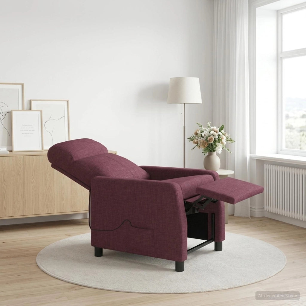 Poltrona Massaggiante Viola Tessuto 42035068