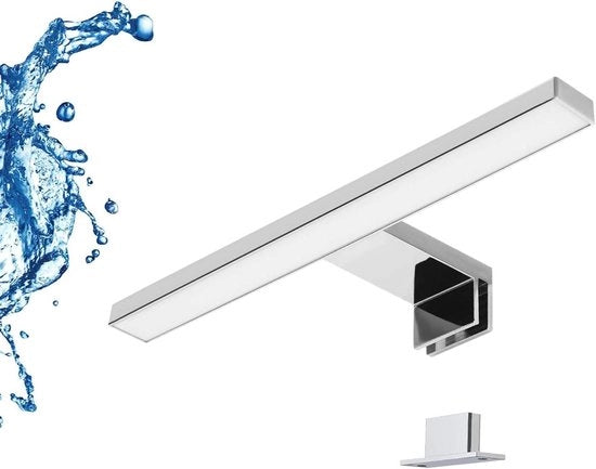 Specchio Bagno Lampada a LED con Illuminazione per il Trucco Montaggio Superficiale con Grappolo per Cassetto Bianco Neutrale 230 V 550 Lumen IP44 30 cm 5 W