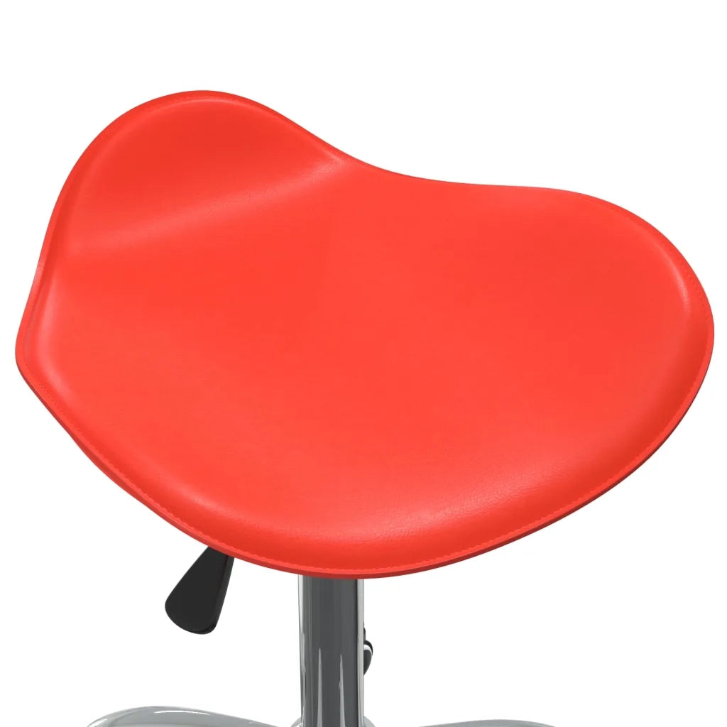 Sgabello da Salone Spa Rosso in Similpelle