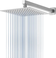 Douchekop metallico completo - alta pressione d'acqua - cromato - 25 cm
