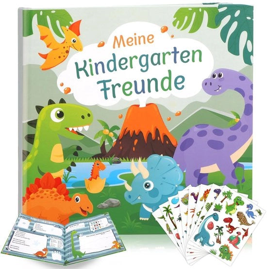 Libro dei dinosauri per bambini della scuola materna