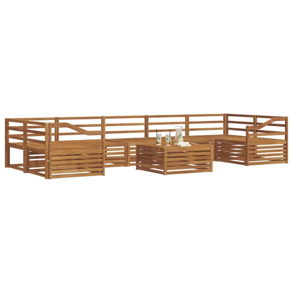 Set di divani da esterno 8 pcs Naturale 3373194