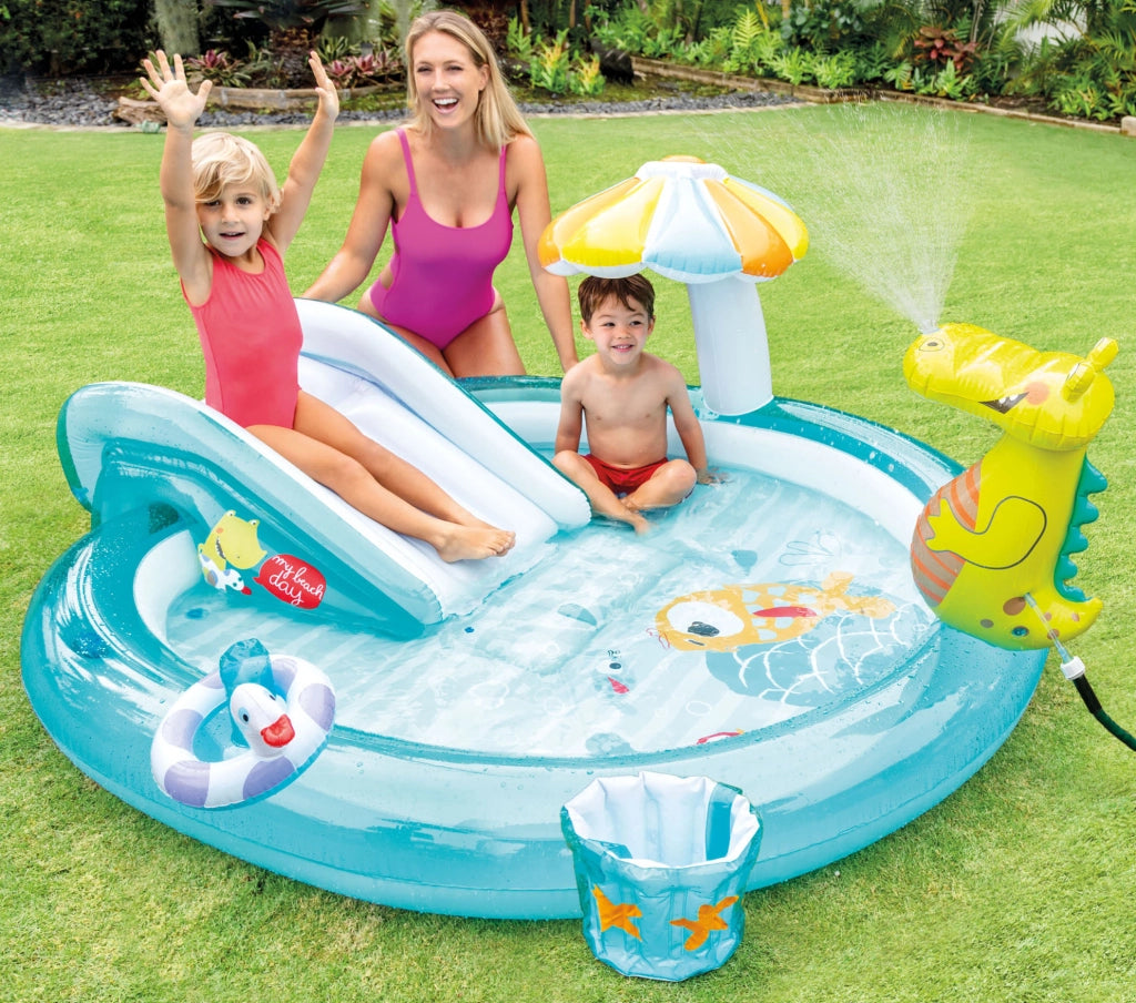 Intex PLAY CENTER ALLIGATORE  cm. 201x170x84 h (lt. 160)
