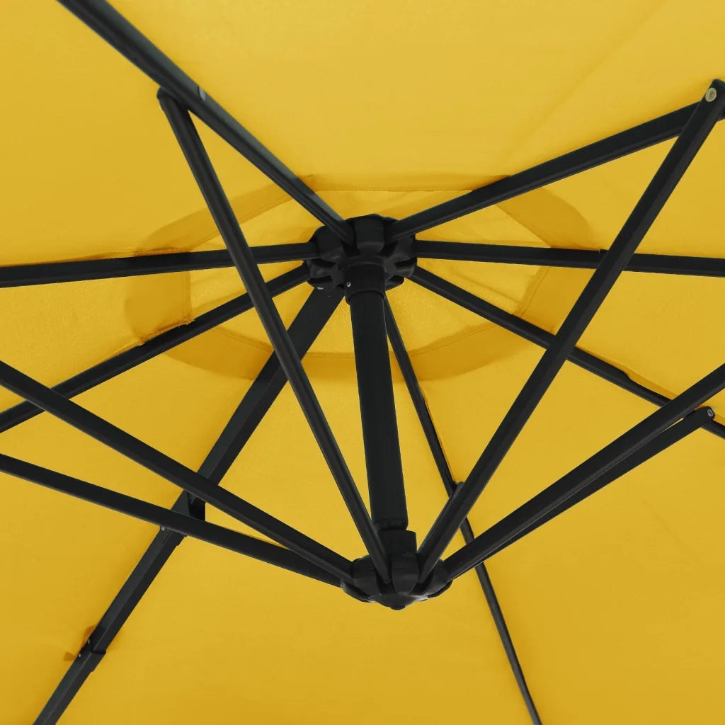 Ombrellone a Parete Giallo 290 cm 362892